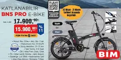 RKS BN5 PRO E-BİKE KATLANABİLİR ELEKTRİKLİ BİSİKLET RKS BN5 PRO E-BİKE KATLANABİLİR ELEKTRİKLİ BİSİKLET